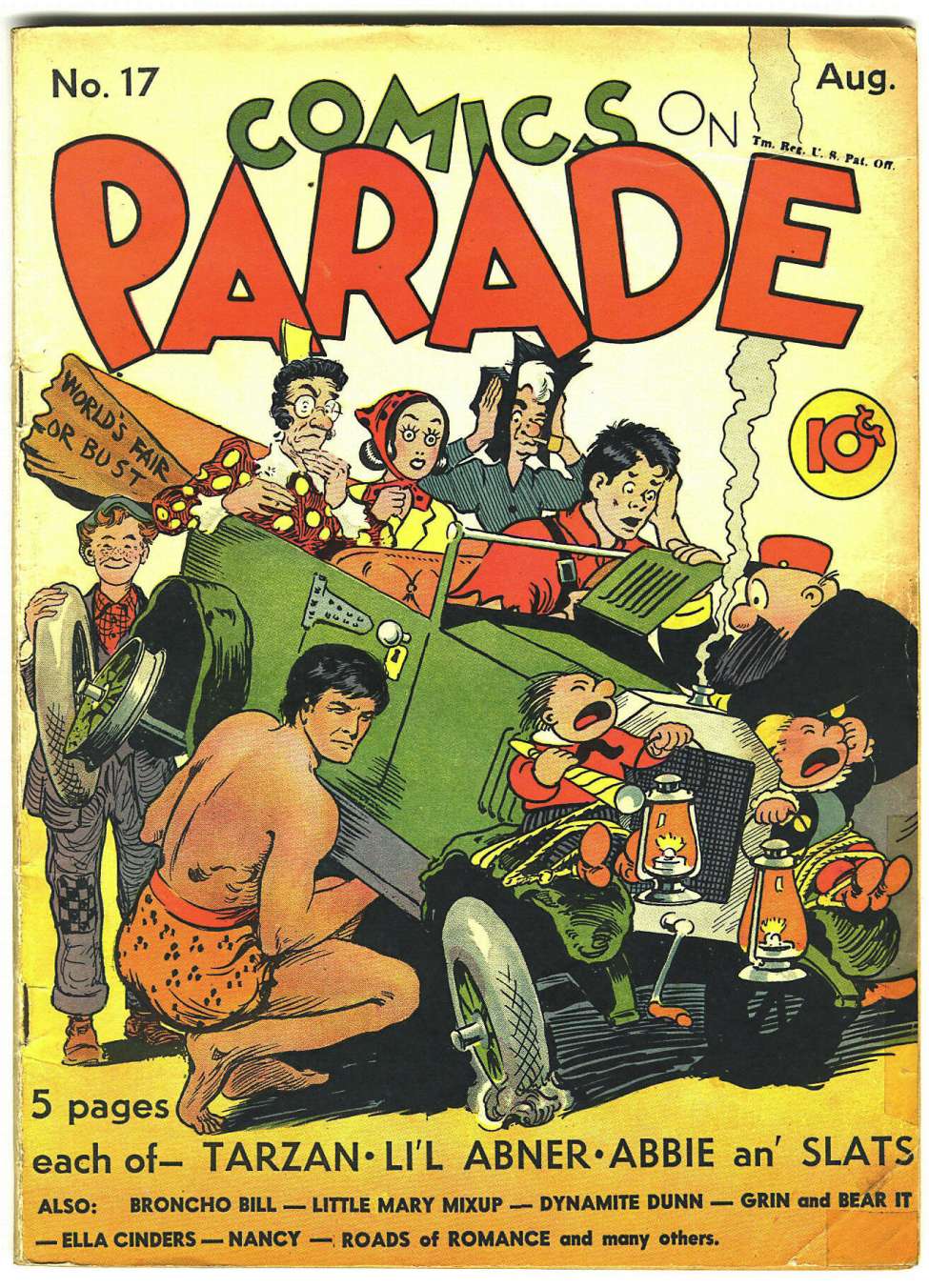 Comic Book Cover For Comics on Parade 17