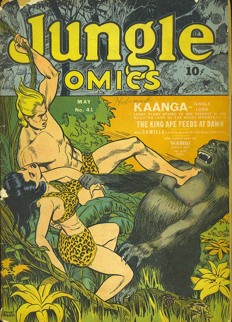 Book Cover For Jungle Comics 41