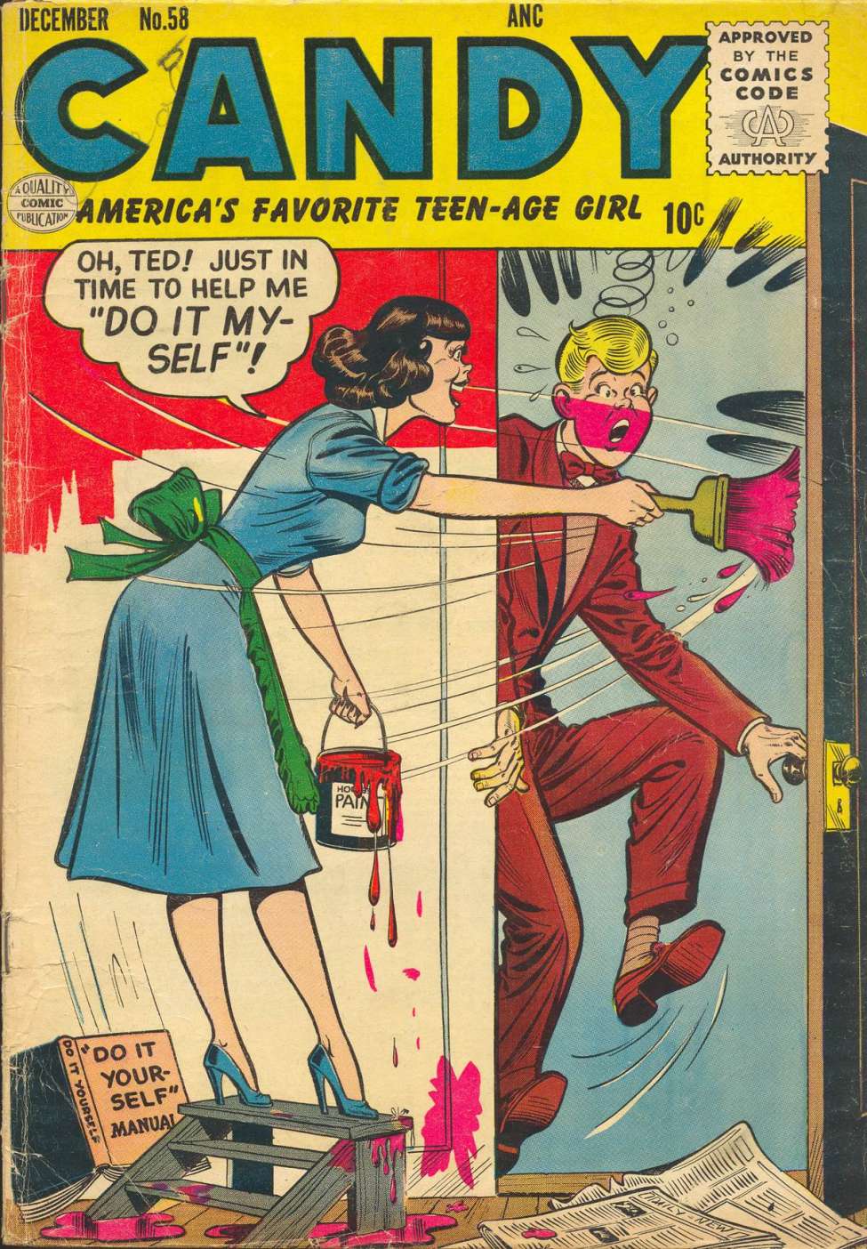 Comic Book Cover For Candy 58
