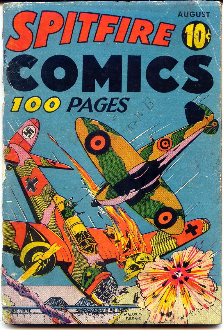 Comic Book Cover For Spitfire Comics 1