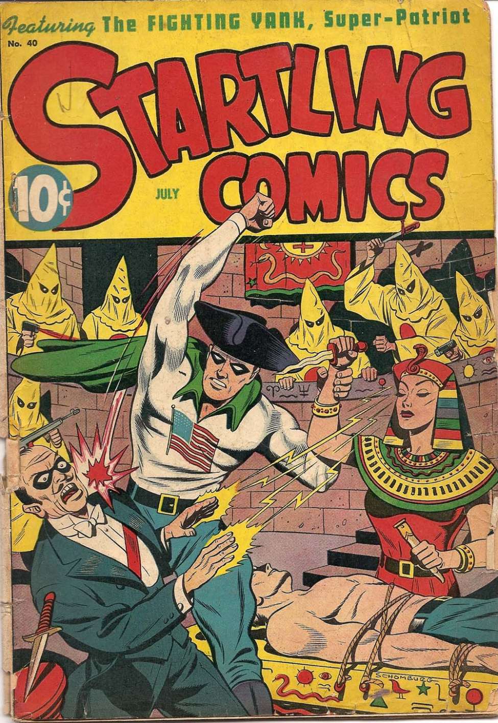 Comic Book Cover For Startling Comics 40