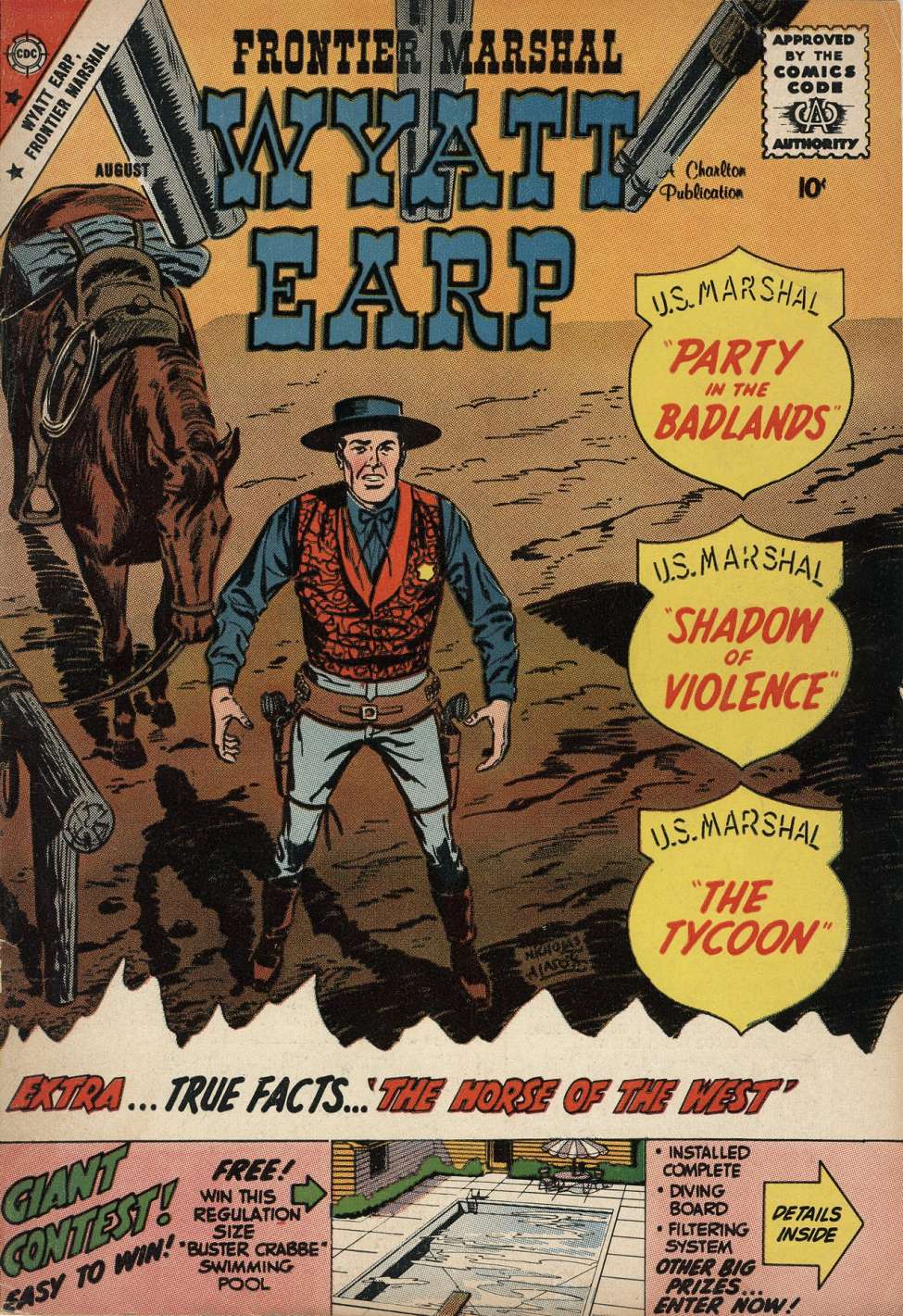 Comic Book Cover For Wyatt Earp Frontier Marshal 26