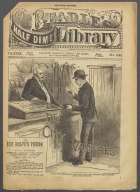 Large Thumbnail For Beadle's Half Dime Library 445 - The City Vampires