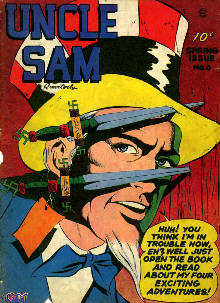 Comic Book Cover For Uncle Sam Quarterly 6