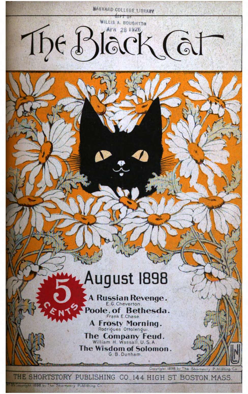 Book Cover For The Black Cat v3 11 - A Russian Revenge - E. G. Cheverton