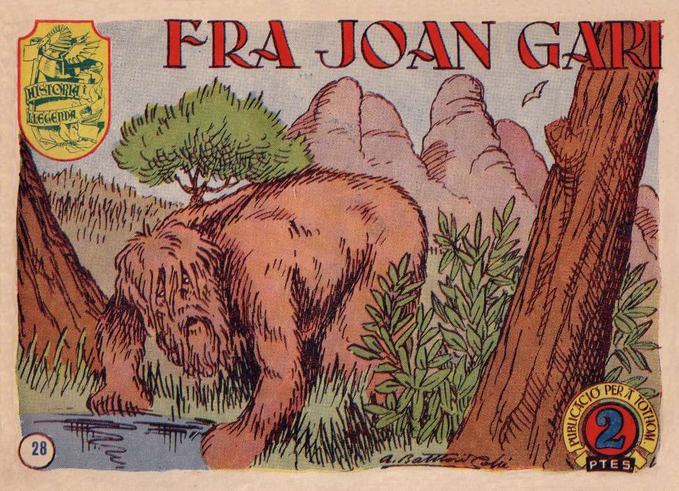 Comic Book Cover For Història i llegenda 28 - Fra Joan Garí