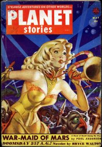 Large Thumbnail For Planet Stories v5 6 - War-Maid of Mars - Poul Anderson