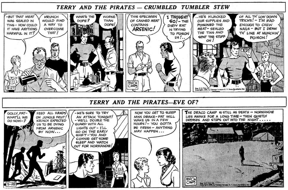 Comic Book Cover For Terry and the Pirates 3D b) Thugs and Lovers