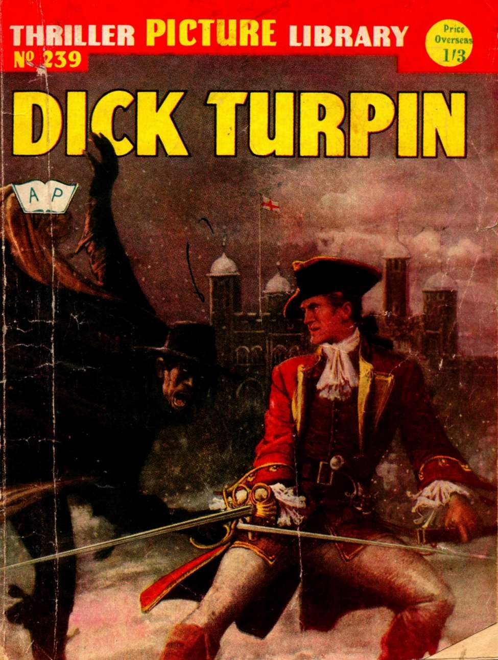 Book Cover For Thriller Picture Library 239 - Dick Turpin and Creepy Crawley