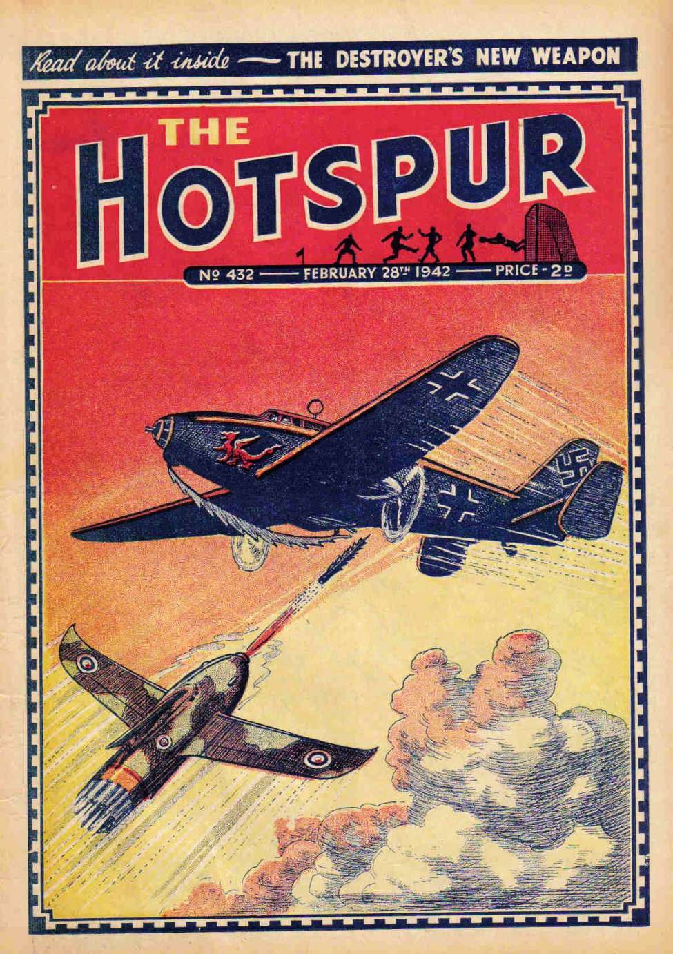 Comic Book Cover For The Hotspur 432
