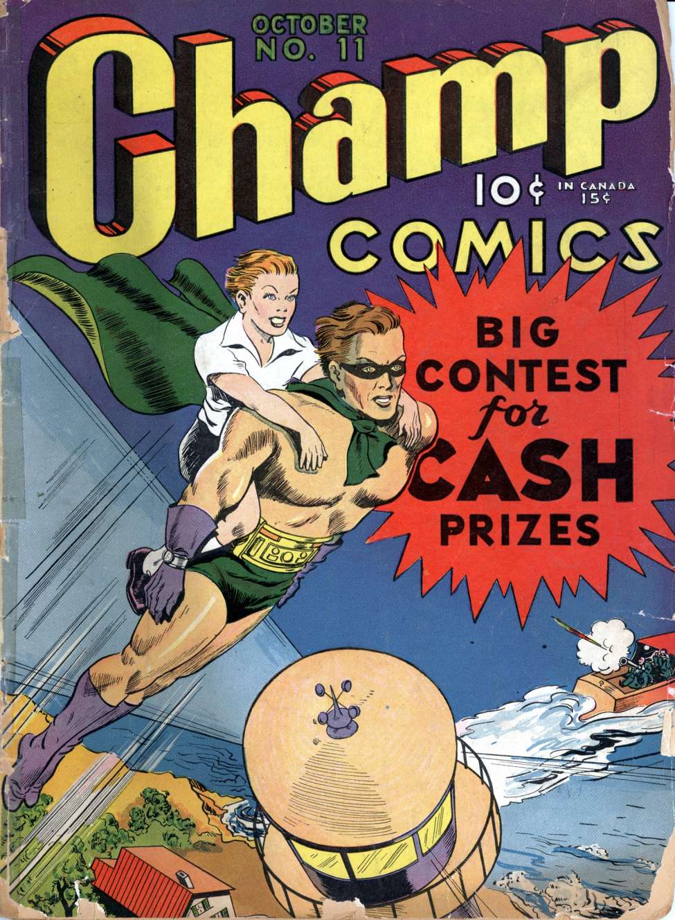 Comic Book Cover For Champ Comics 11 (alt) - Version 2