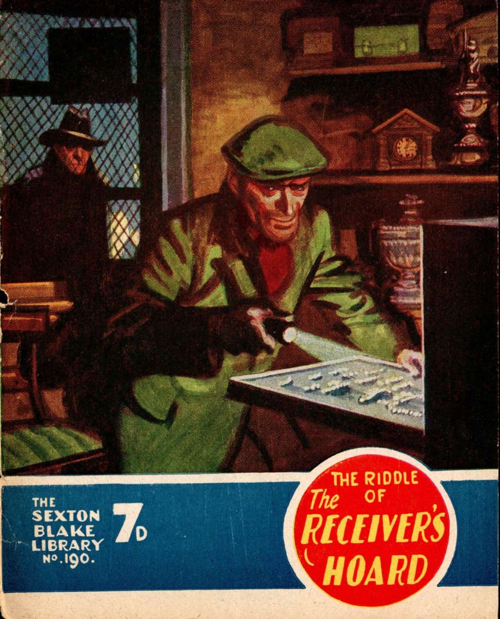 Comic Book Cover For Sexton Blake Library S3 190 - The Riddle of the Receiver's Hoard