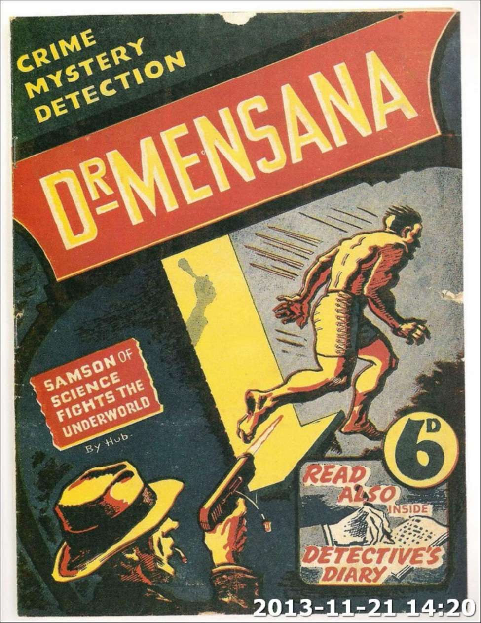 Comic Book Cover For Dr. Mensana