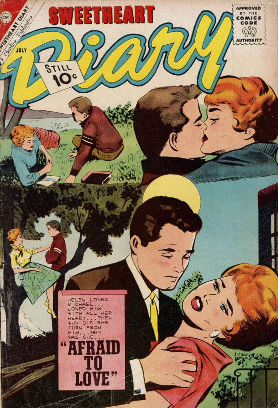 Comic Book Cover For Sweetheart Diary 59