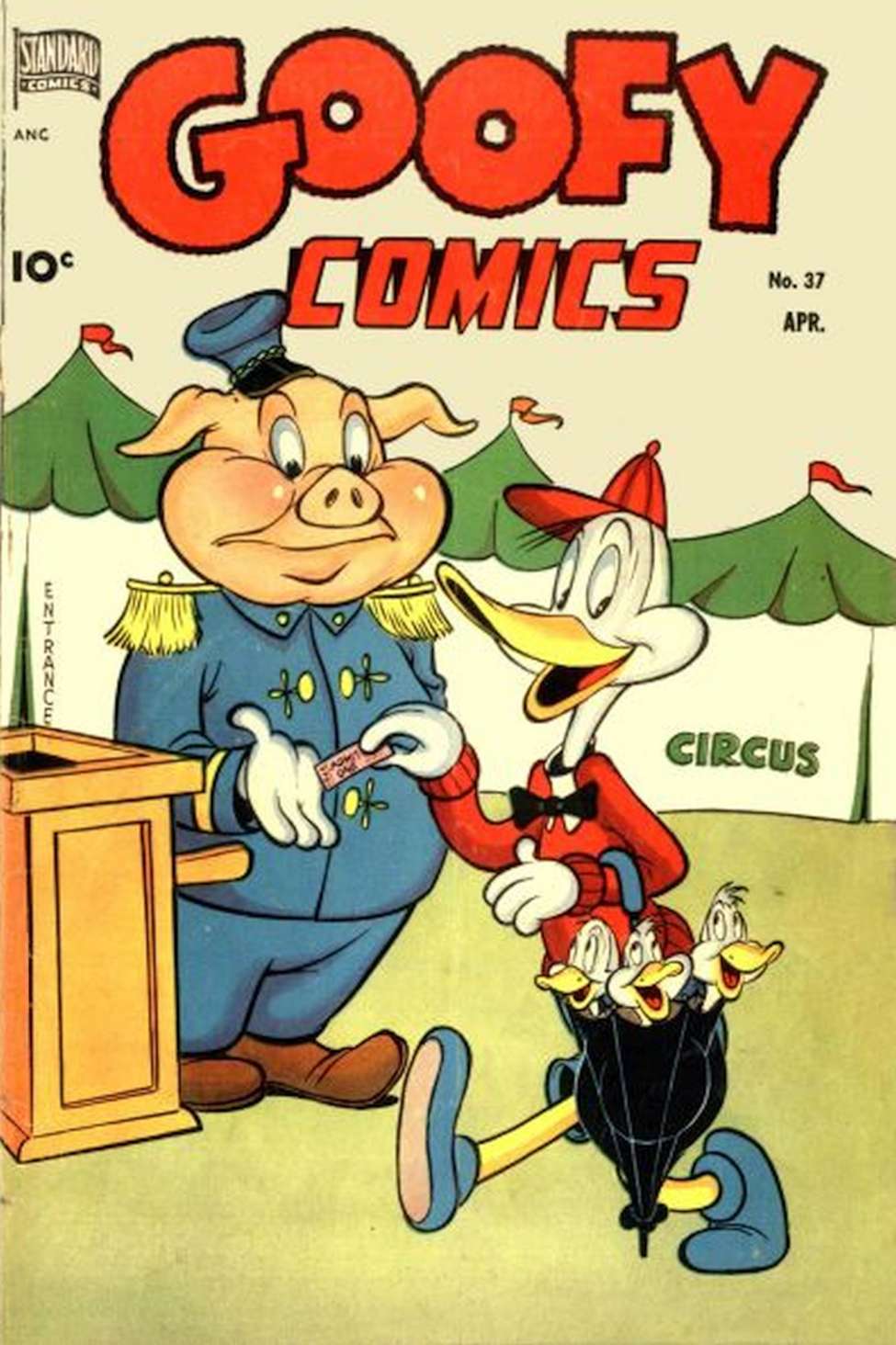 Comic Book Cover For Goofy Comics 37