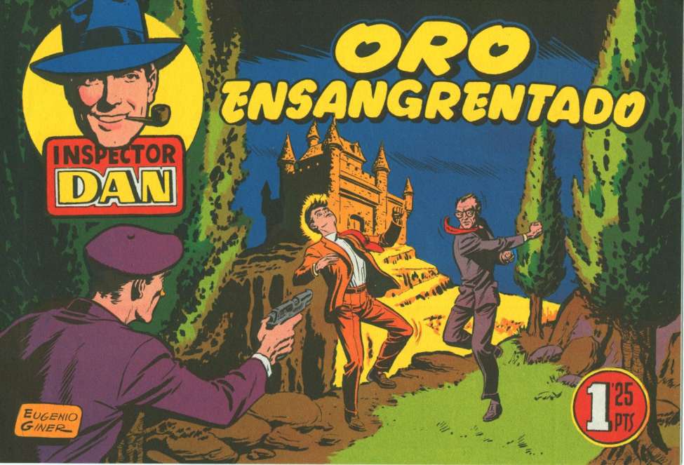 Comic Book Cover For Inspector Dan 28 - Oro Ensangrentado
