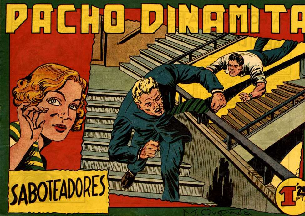 Comic Book Cover For Pacho Dinamita 18 - Saboteadores