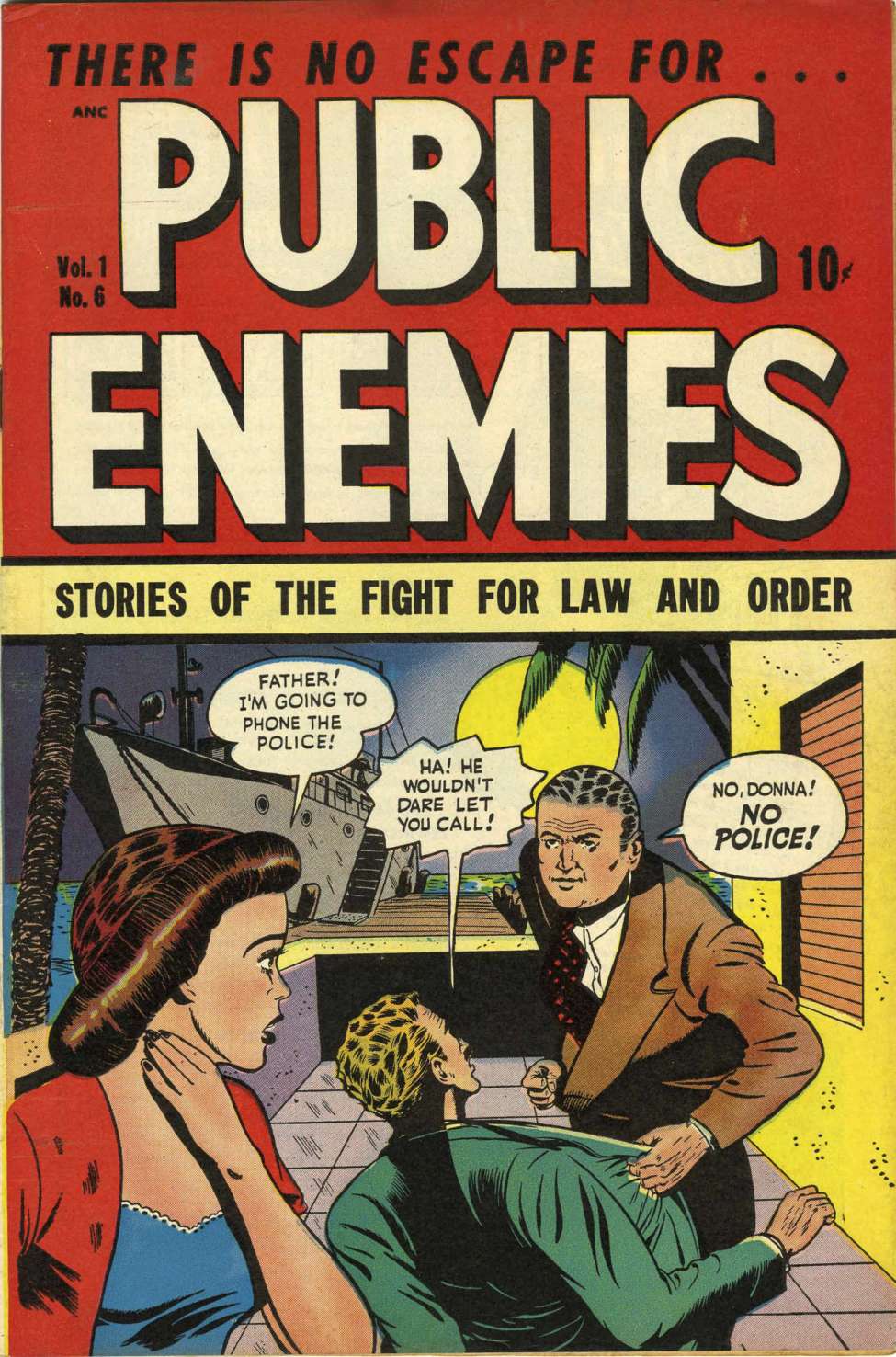 Book Cover For Public Enemies 6