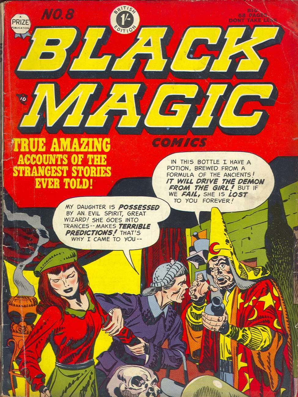 Comic Book Cover For Black Magic 8