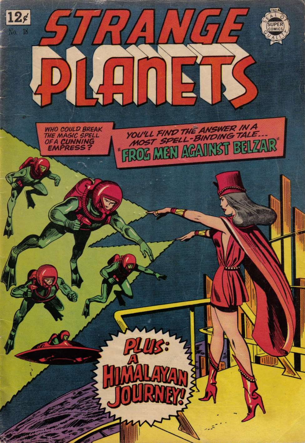 Comic Book Cover For Strange Planets 18