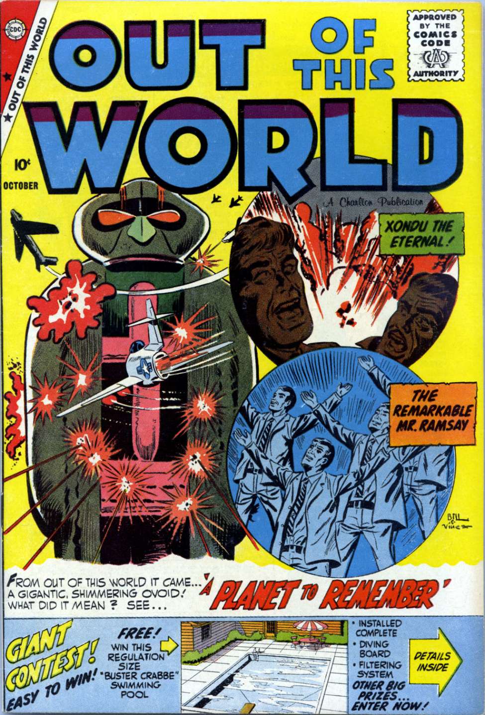 Comic Book Cover For Out of This World 15