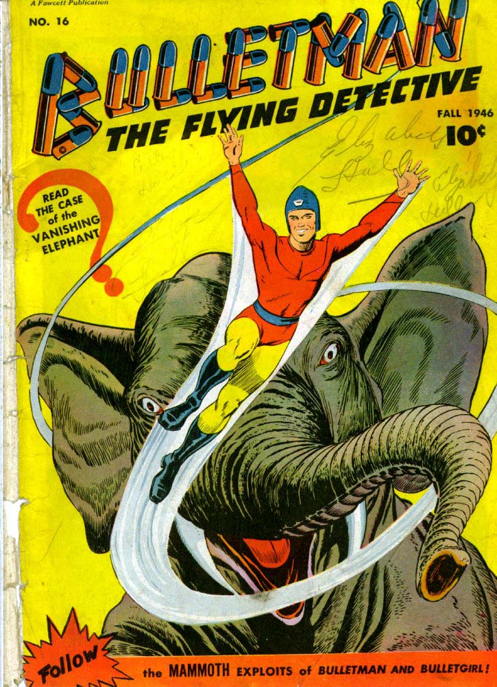 Comic Book Cover For Bulletman 16