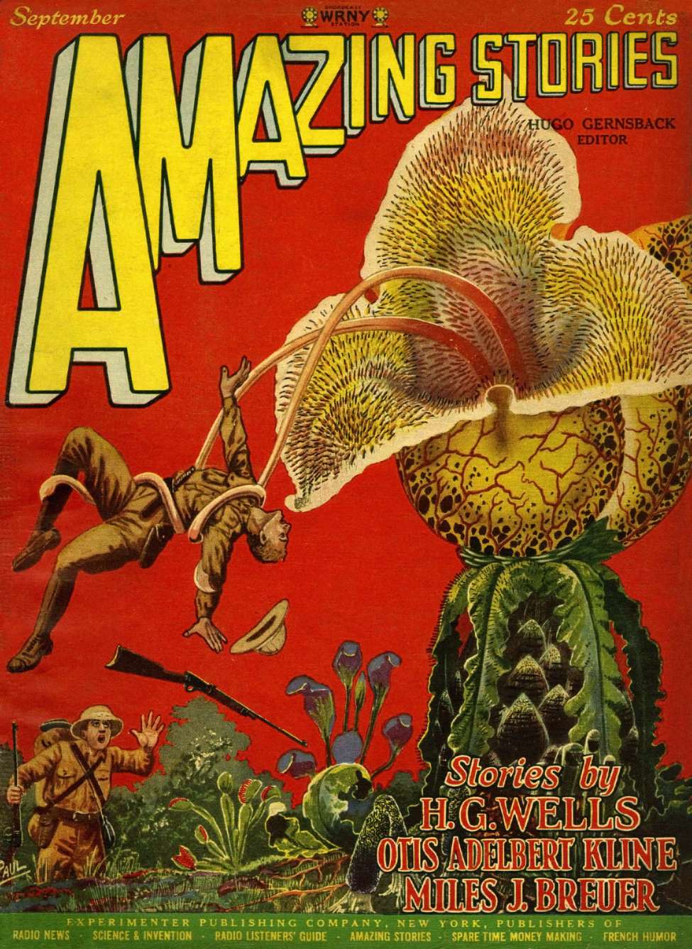 Book Cover For Amazing Stories v2 6 - The Malignant Flower - Anthos