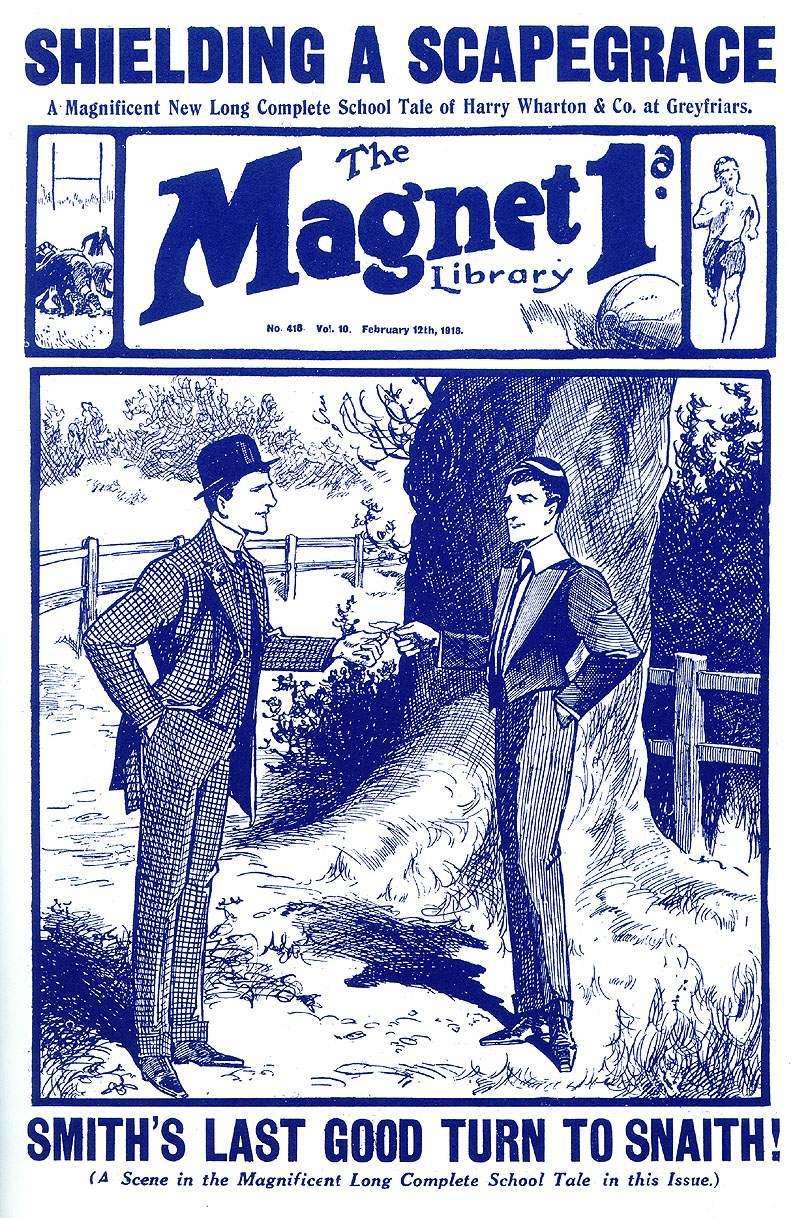 Comic Book Cover For The Magnet 418 - Shielding a Scapegrace!