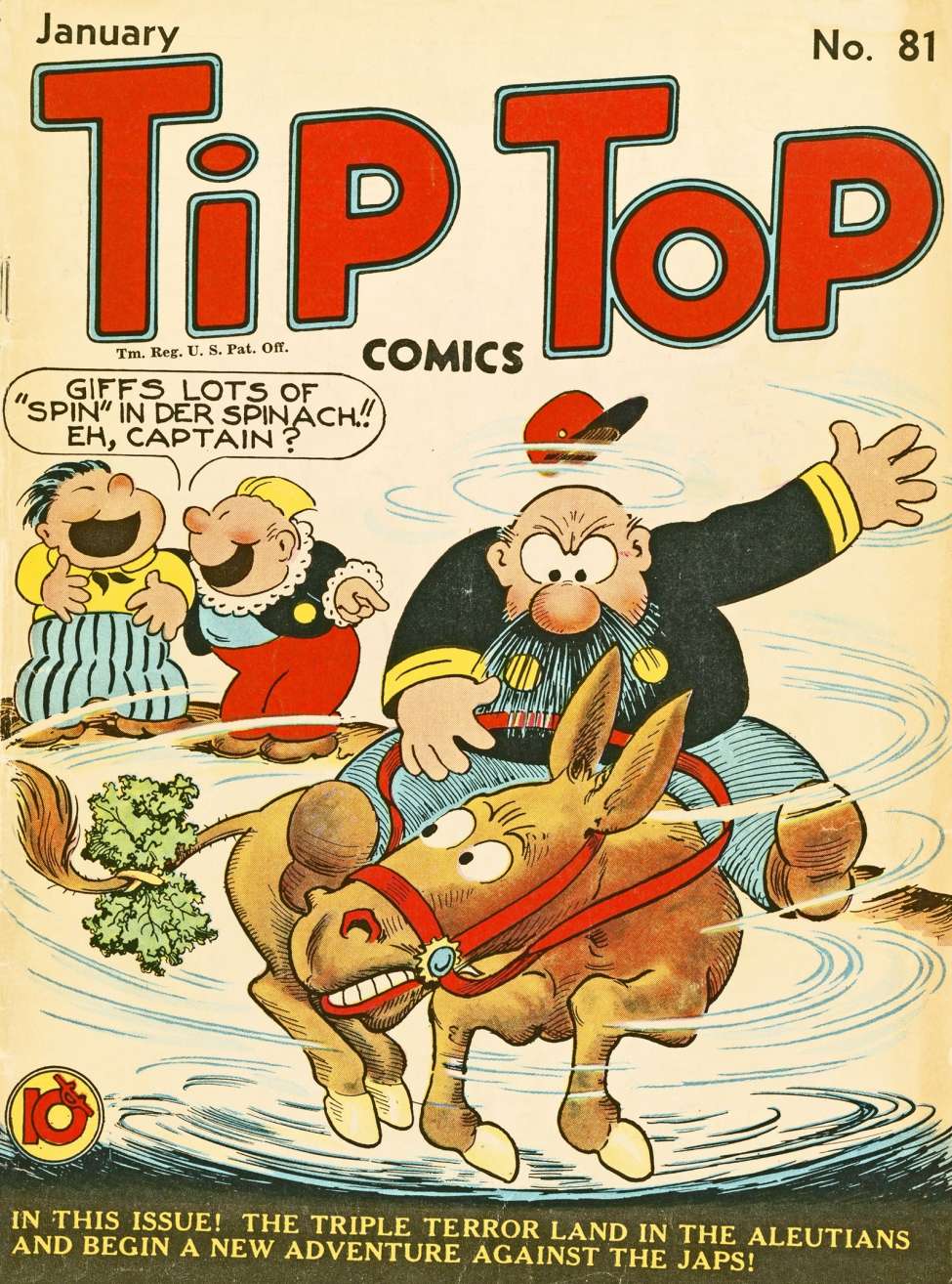 Comic Book Cover For Tip Top Comics 81