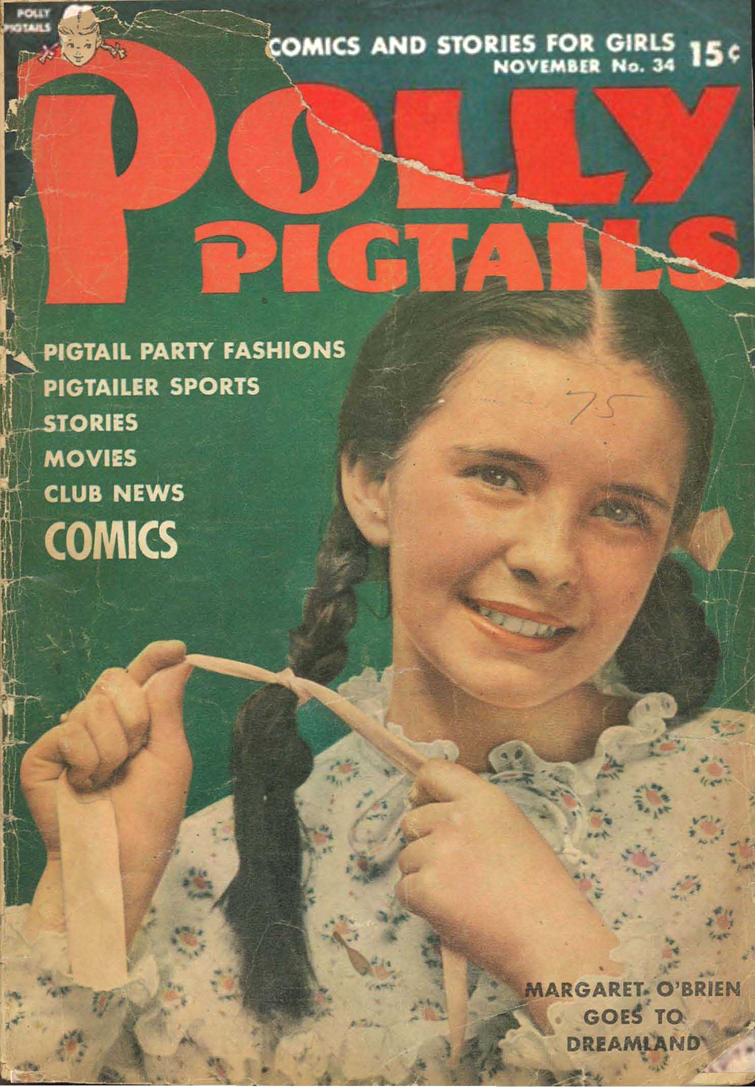 Book Cover For Polly Pigtails 34 - Version 2