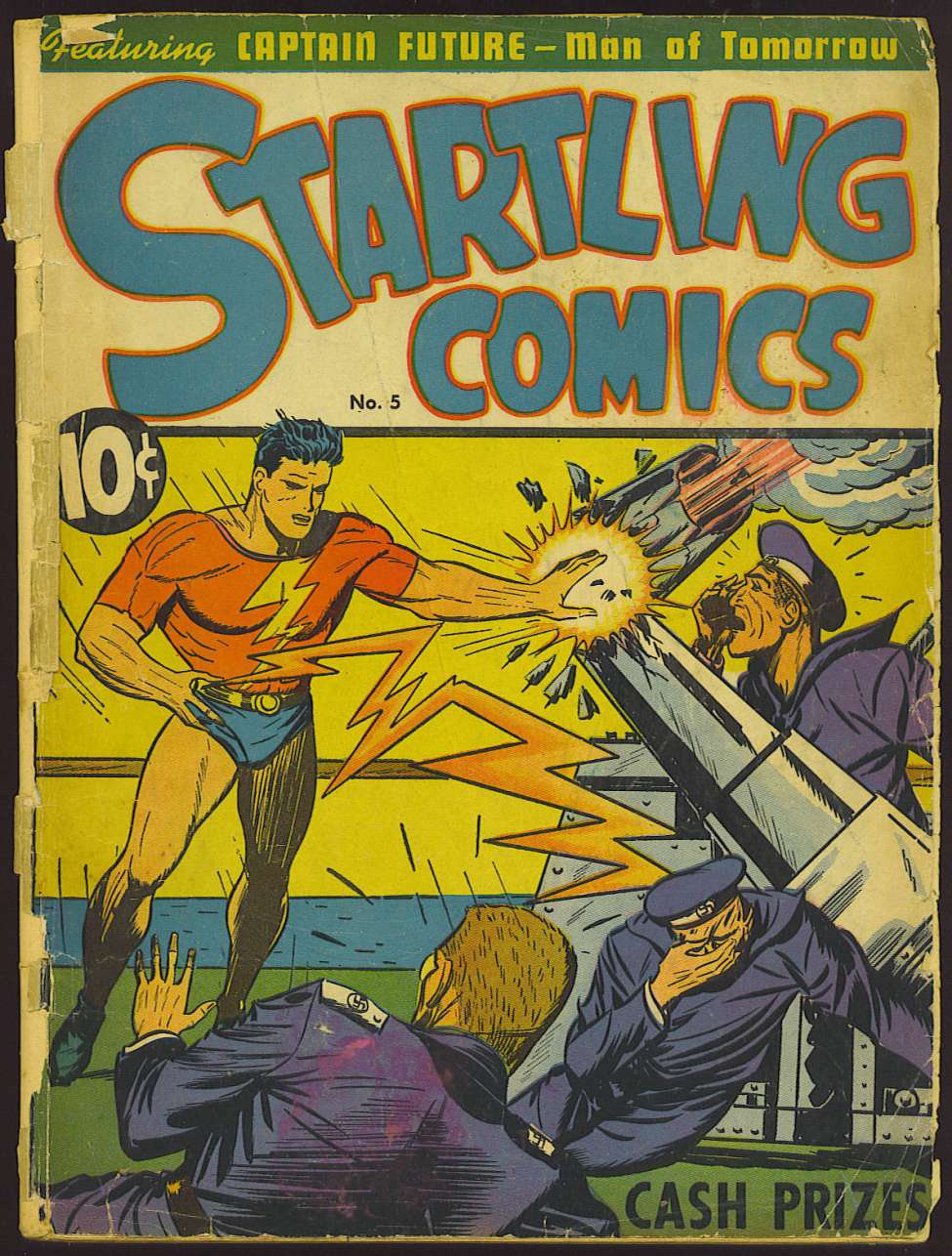 Comic Book Cover For Startling Comics 5