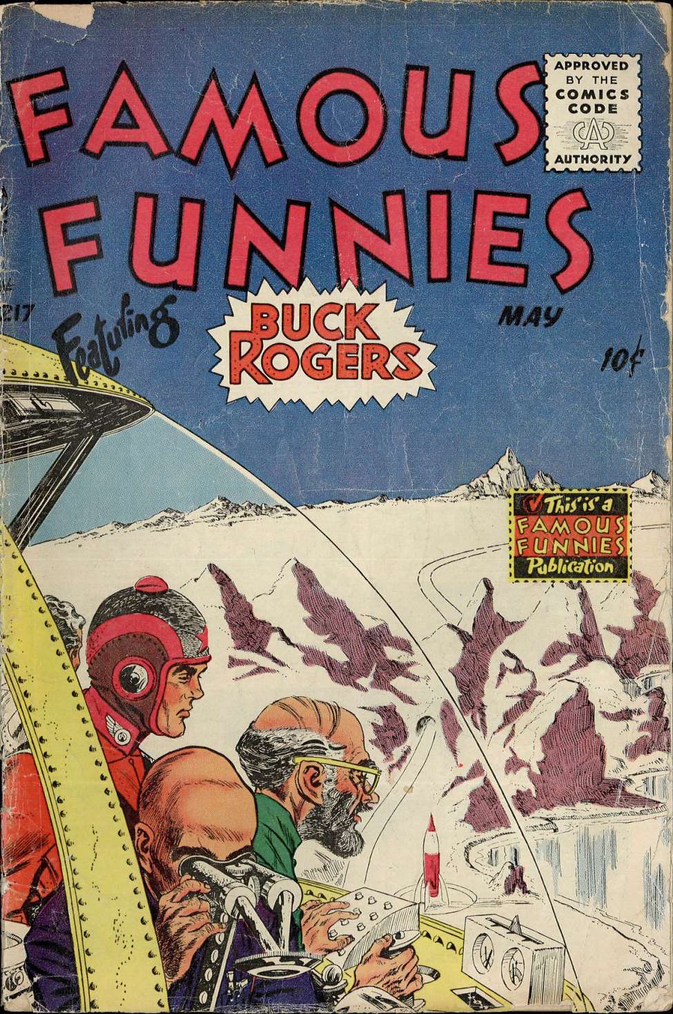 Comic Book Cover For Famous Funnies 217