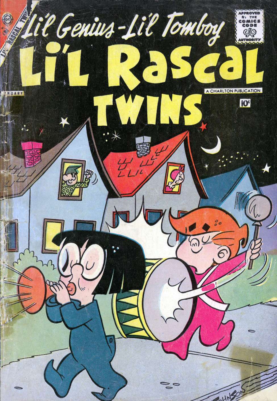 Comic Book Cover For Li'l Rascal Twins 8 - Version 1