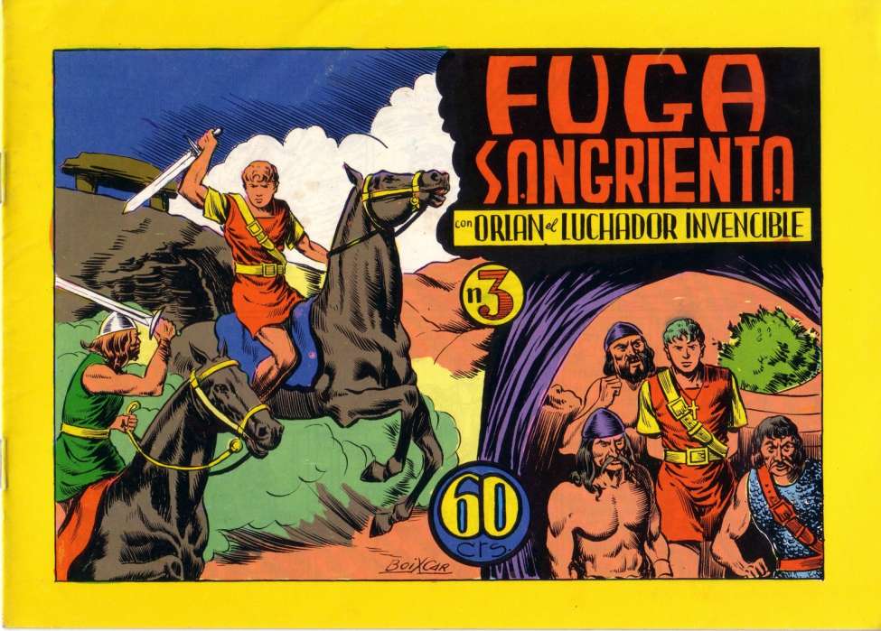 Comic Book Cover For Orlan el Luchador Invencible 3 - Fuga Sangrienta