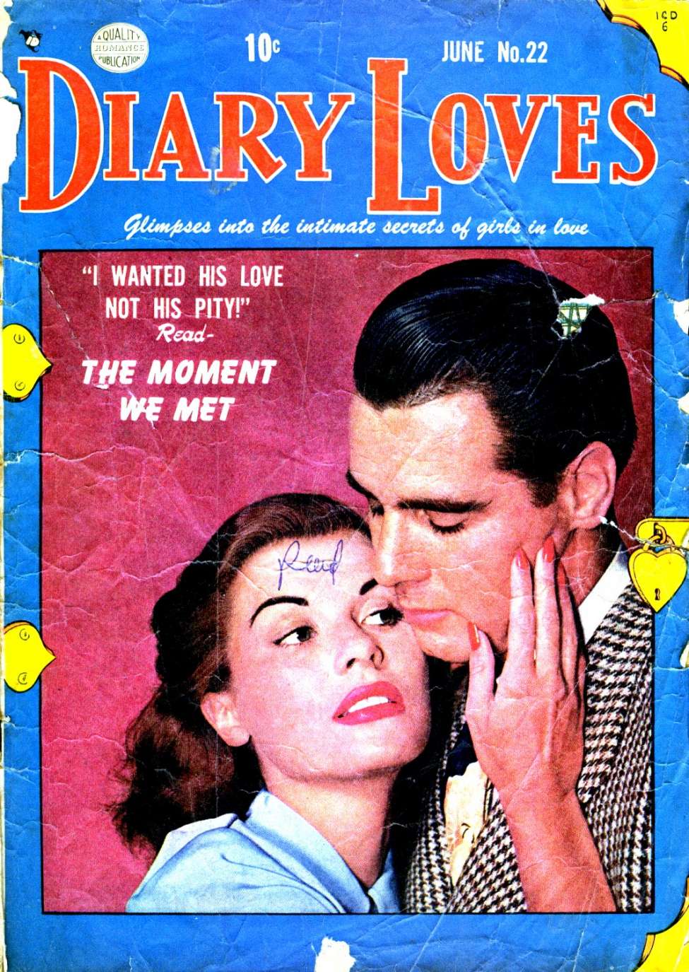 Comic Book Cover For Diary Loves 22