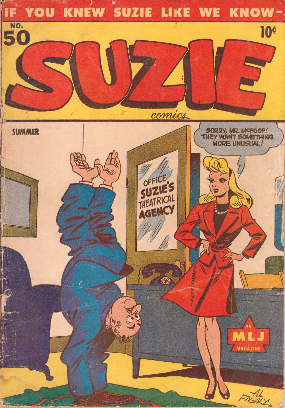 Book Cover For Suzie Comics 50