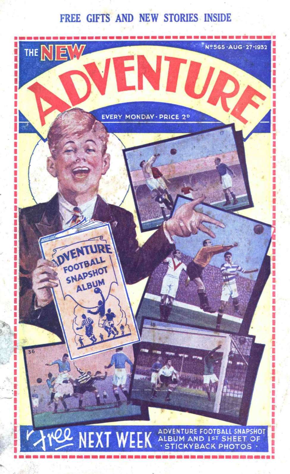 Comic Book Cover For Adventure 565