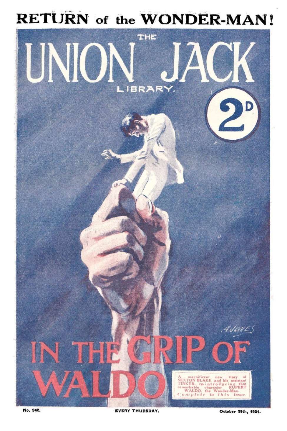 Comic Book Cover For Union Jack 942 - In the Grip of Waldo