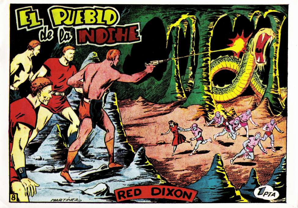 Comic Book Cover For Red Dixon 8 - El Pueblo De La Noche
