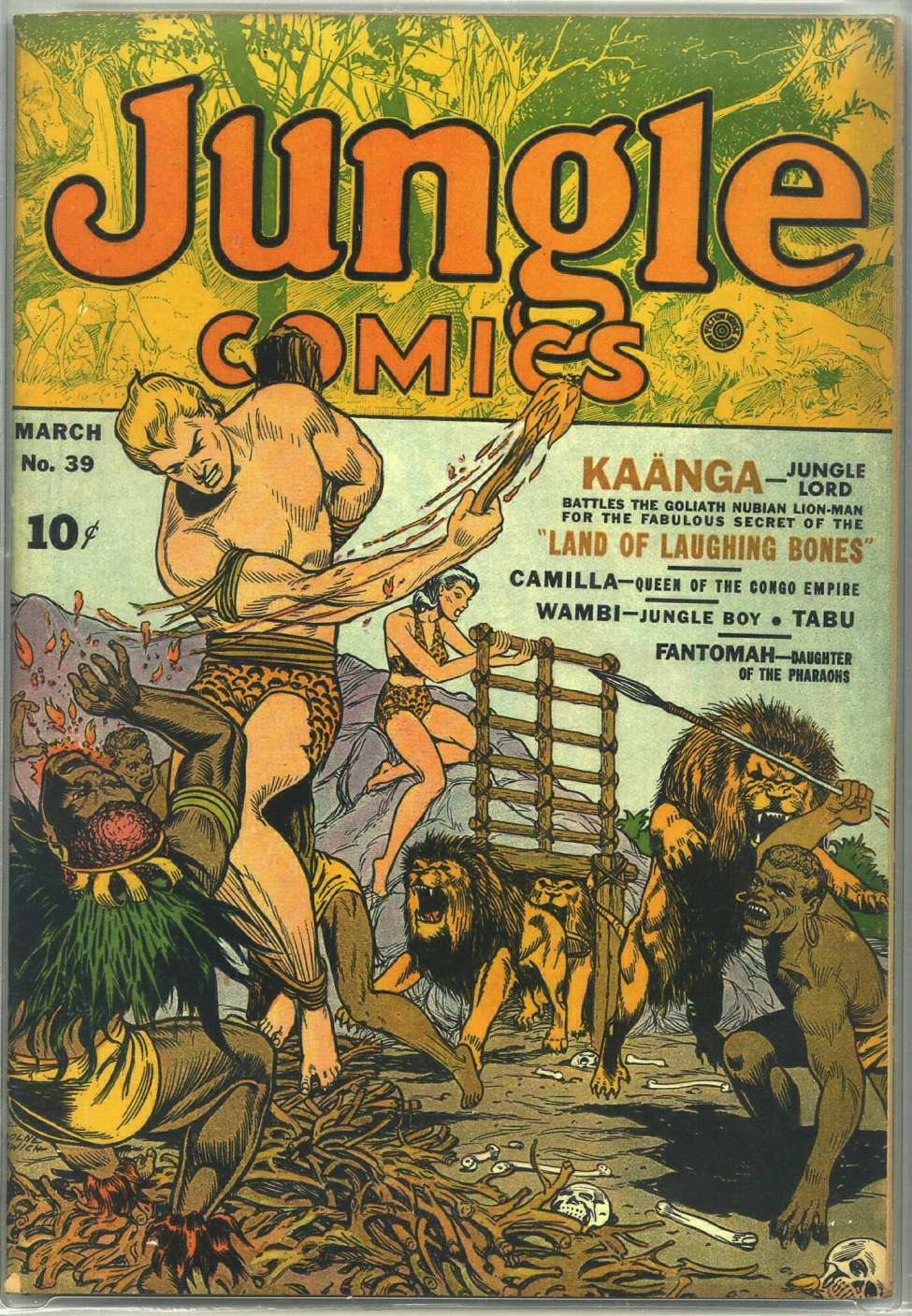 Comic Book Cover For Jungle Comics 39