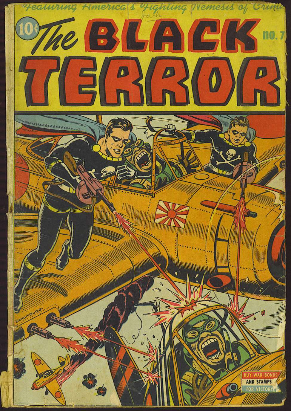 Comic Book Cover For The Black Terror 7 (paper/6fiche)