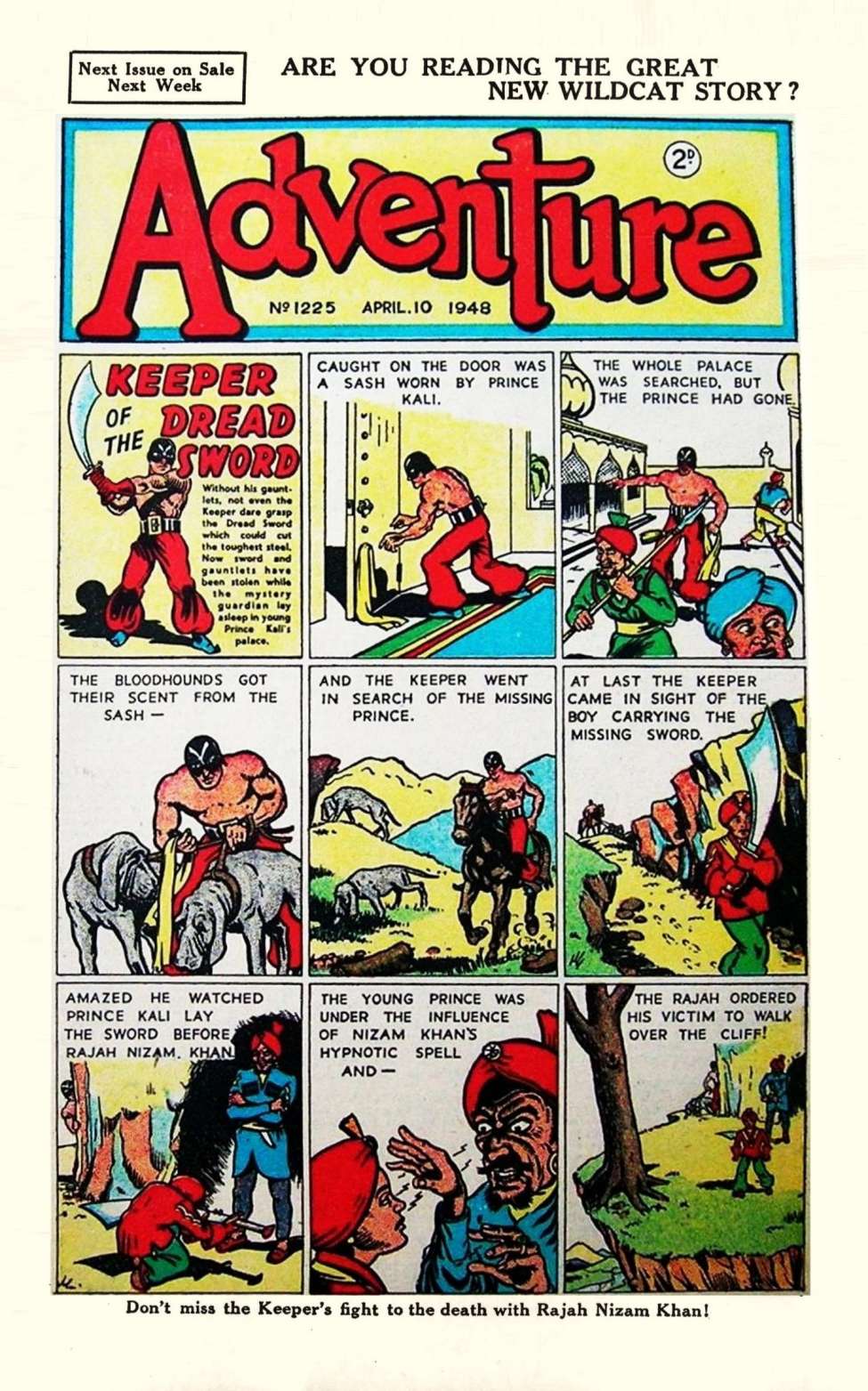 Comic Book Cover For Adventure 1225