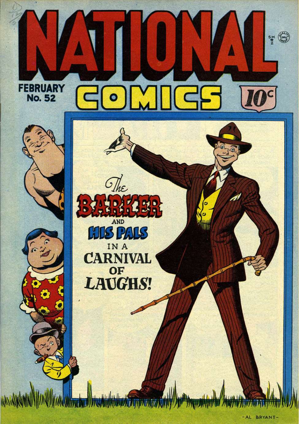 Comic Book Cover For National Comics 52