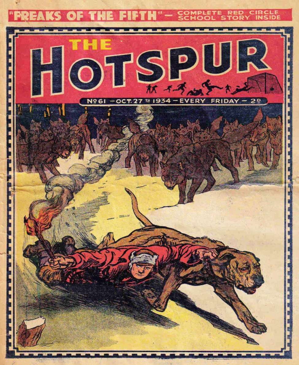 Comic Book Cover For The Hotspur 61