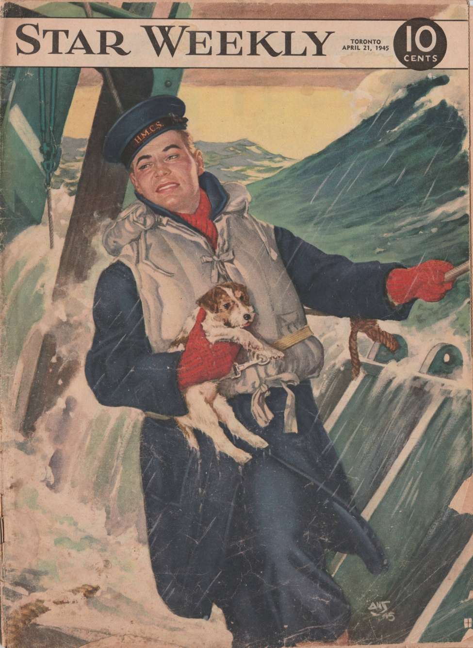 Book Cover For The Star Weekly 1945-04-21