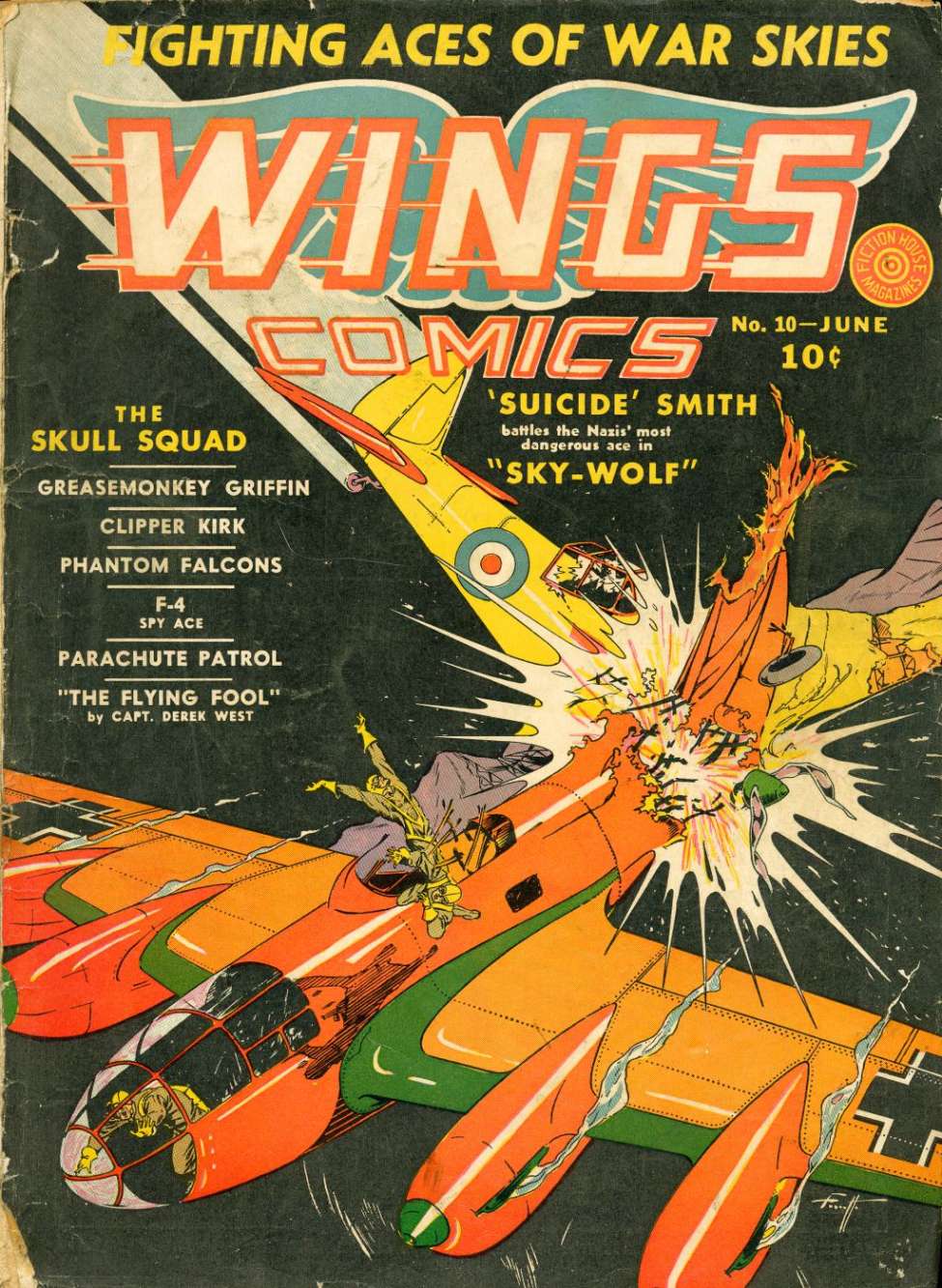 Comic Book Cover For Wings Comics 10