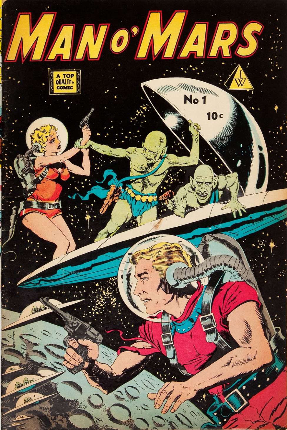 Comic Book Cover For Man O' Mars 1 - Version 1