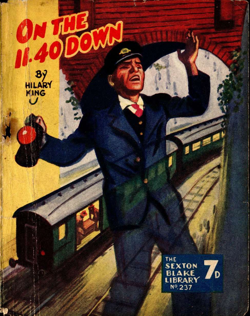 Comic Book Cover For Sexton Blake Library S3 237 - On the 11.40 Down