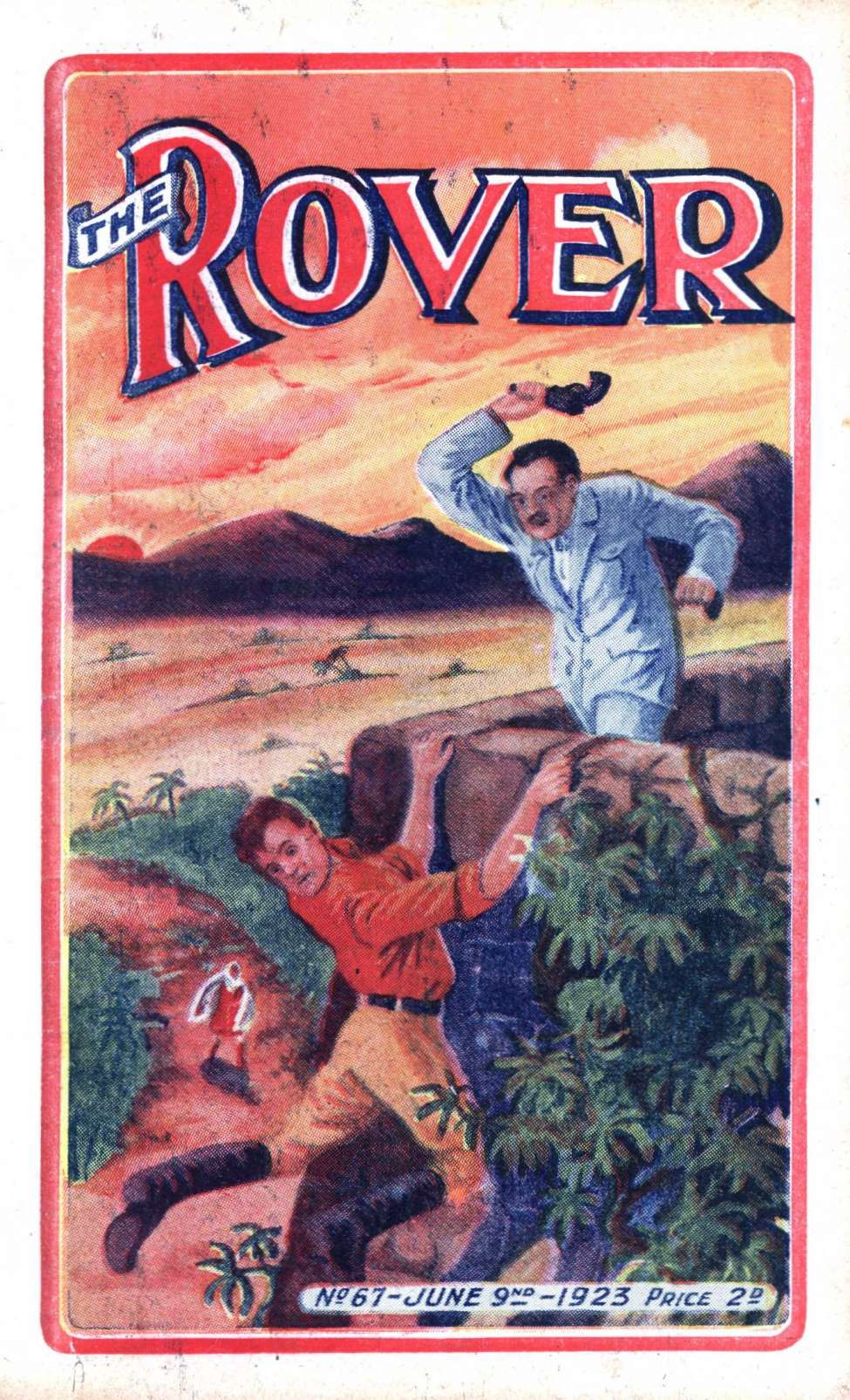 Comic Book Cover For The Rover 67
