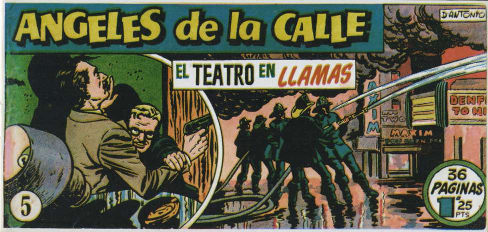 Book Cover For Ángeles de La Calle 5 - El Teatro en Llamas